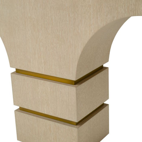 Timeless Minimalist Curved Entryway Console for Contemporary Spaces