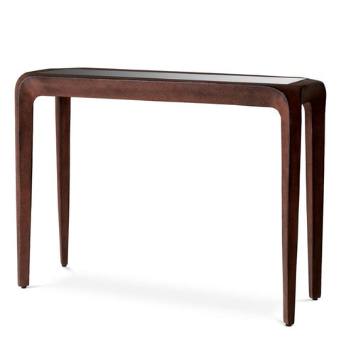 Eichholtz Timeless Minimalist Modern Curved Glass Console