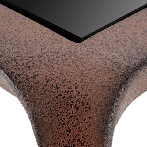 Eichholtz Timeless Minimalist Modern Curved Glass Console