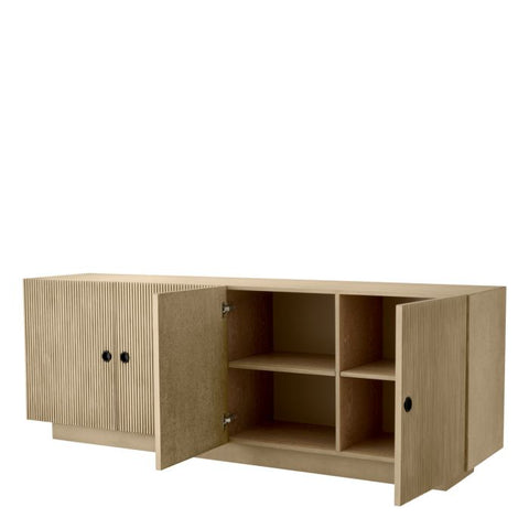 Dimitrios Contemporary Washed Veneer Sideboard Cabinet