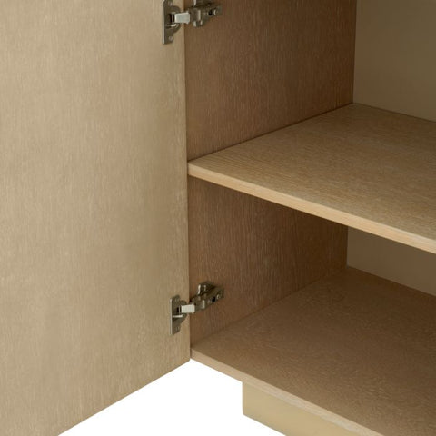 Dimitrios Contemporary Washed Veneer Sideboard Cabinet