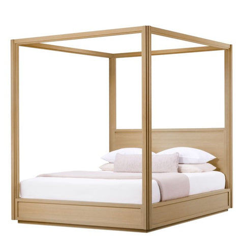 Minimalist Tribeca Oak Canopy for Modern Bedrooms - Canopy