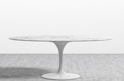 Rove Concepts Timeless Minimalist Tulip Oval Dining Table