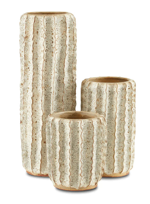 Decorating Essentials Handcrafted Crackle Glaze Table Vase