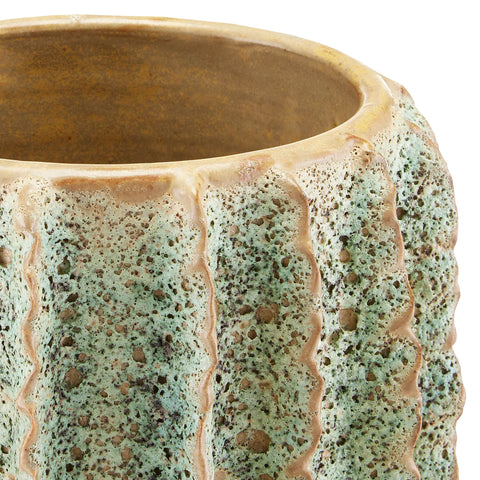 Decorating Essentials Organic Geometric Cylinder Floor Vase