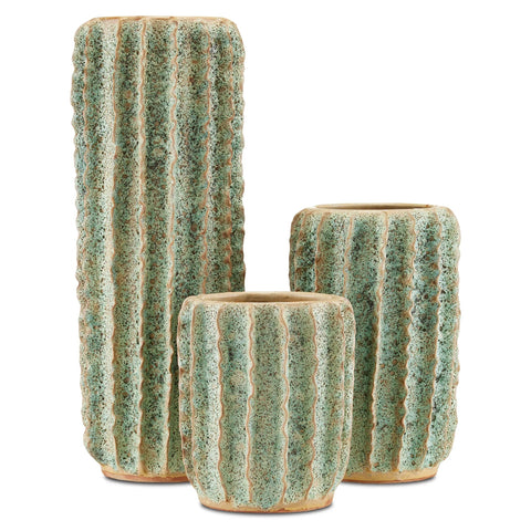 Decorating Essentials Organic Geometric Cylinder Floor Vase