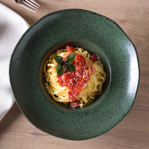 Porto Brasil Everyday Organic Handmade Abstract Glazed Stoneware Plate Set - Set of 4