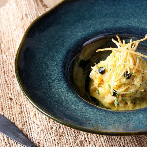 Porto Brasil Everyday Handmade Glazed Stoneware Plate Set - Set of 4