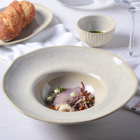 Porto Brasil Everyday Handmade Glazed Stoneware Plate Set - Set of 4