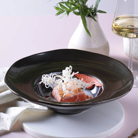 Porto Brasil Everyday Modern Glazed Stoneware Dinner Plate Set - Set of 4