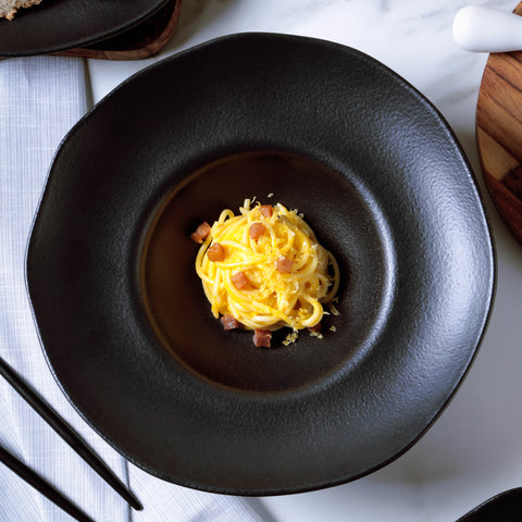 Porto Brasil Everyday Handmade Glazed Stoneware Modern Plate Set - Set of 4