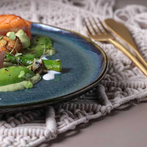 Everyday Handmade Glazed Stoneware Plate Set