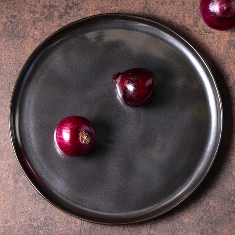Everyday Minimalist Handmade Glazed Stoneware Plate Set