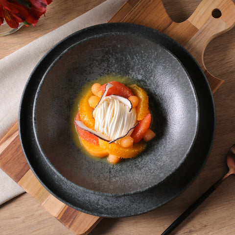 Porto Brasil Everyday Abstract Handmade Glazed Stoneware Plate Set - Set of 6