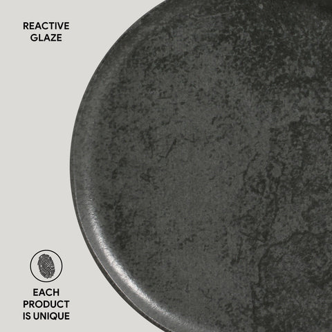 Porto Brasil Everyday Abstract Handmade Glazed Stoneware Plate Set - Set of 6