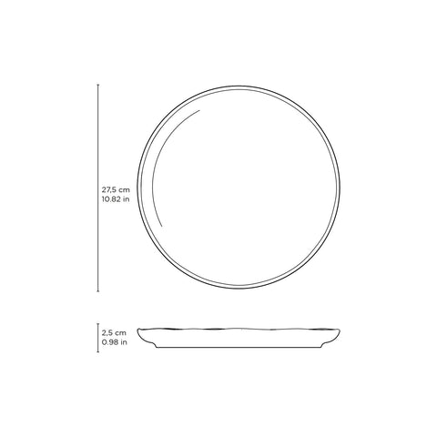 Everyday Organic Handmade Glazed Plate Set