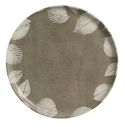 Porto Brasil Decorated Handmade Organic Glazed Stoneware Plate Set - Set of 6