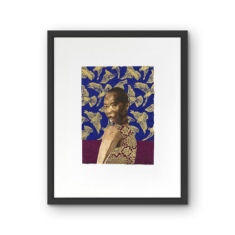 Unseen 6 Archival Ink Floating Print with Mat Board Wall Art