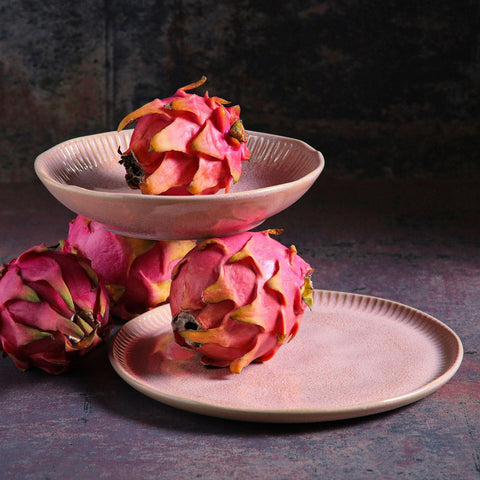 Everyday Handmade Abstract Stoneware Plate Set