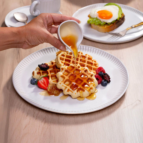 Porto Brasil Everyday Contemporary Handmade Glazed Stoneware Plate Set - Set of 6