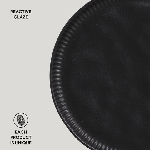 Everyday Handmade Matte Stoneware Modern Dinner Plate Set