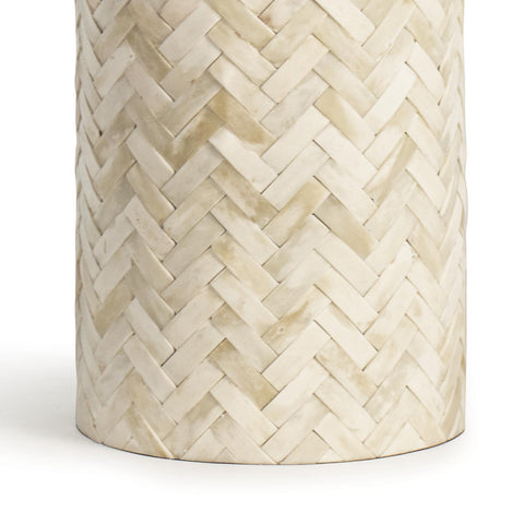 Trellis Column Handcrafted Inlay Table Lamp