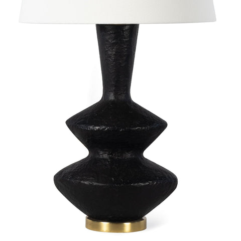 Poe Modern Accent Textured Conical Table Lamp