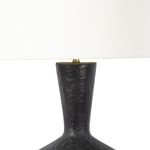 Poe Modern Accent Textured Conical Table Lamp