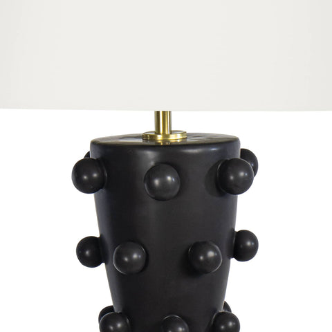Pom Accent Handcrafted Table Lamp with Pom Poms