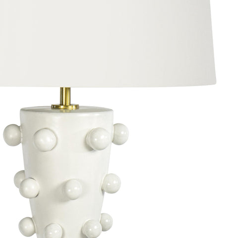 Pom Accent Handcrafted Table Lamp with Pom Poms