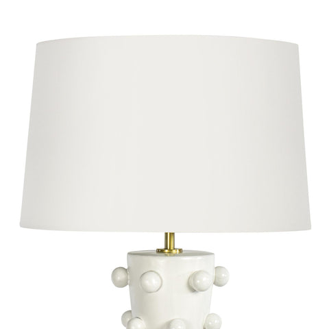 Pom Accent Handcrafted Table Lamp with Pom Poms