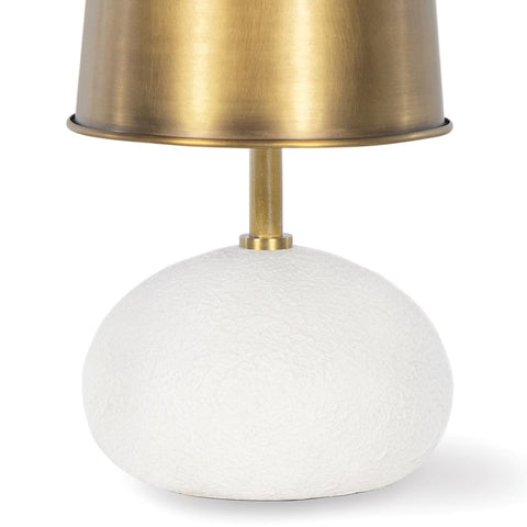 Hattie Concrete Sleek Conical Table Lamp for Modern Accent