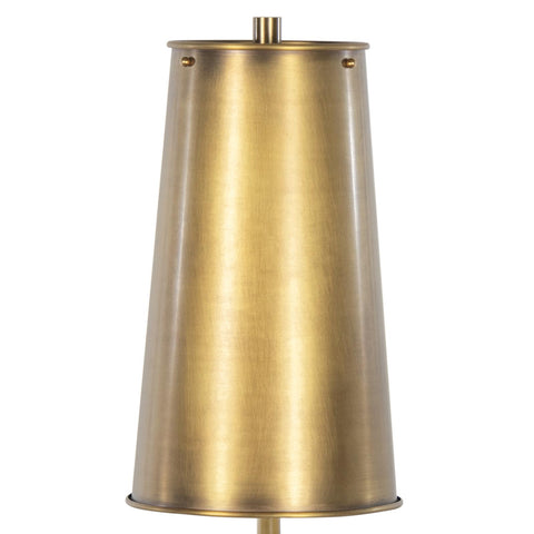 Hattie Concrete Sleek Conical Table Lamp for Modern Accent