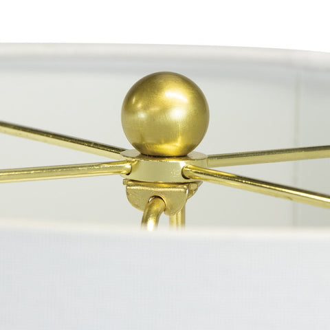 Sabina Column Accent Table Lamp Contemporary Drum Design