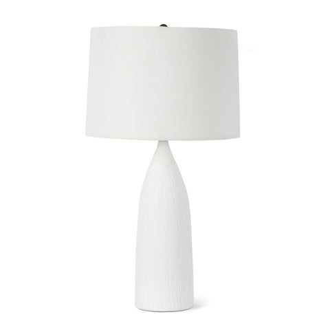 Hayden Ambient Minimalist Column Table Lamp with Carving