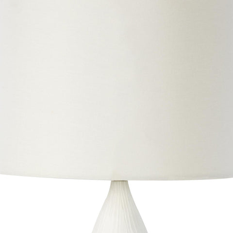 Hayden Ambient Minimalist Column Table Lamp with Carving
