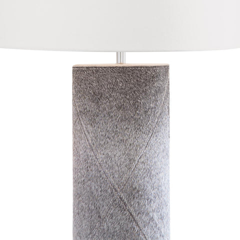 Andres Accent Modern Column Drum Table Lamp