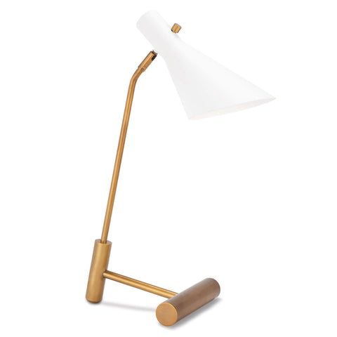 Spyder Modern Task Lamp in Blackened Brass