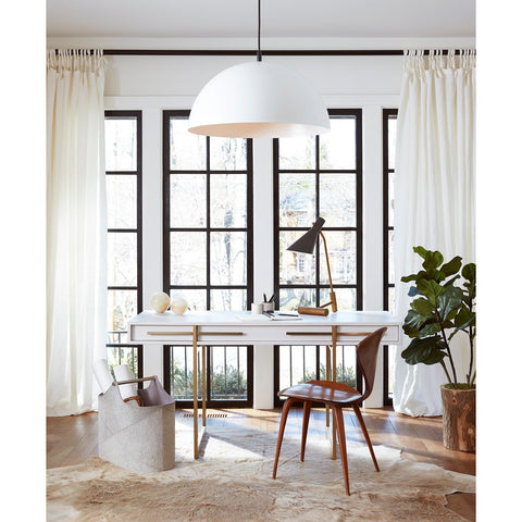 Spyder Modern Task Lamp in Blackened Brass