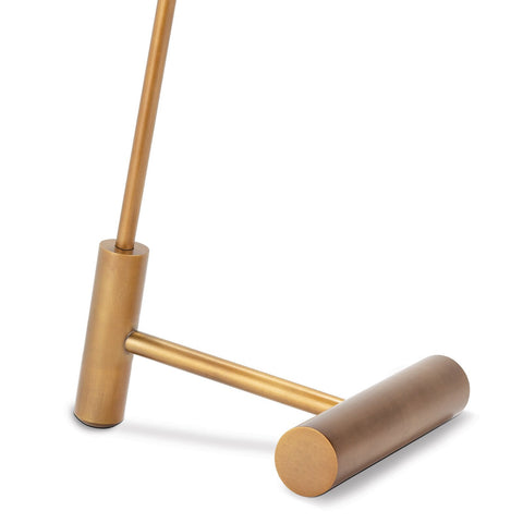 Spyder Modern Task Lamp in Blackened Brass
