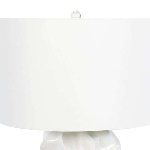 Ambient Organic Drum Table Lamp in White