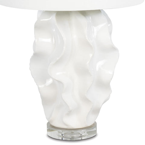 Ambient Organic Drum Table Lamp in White