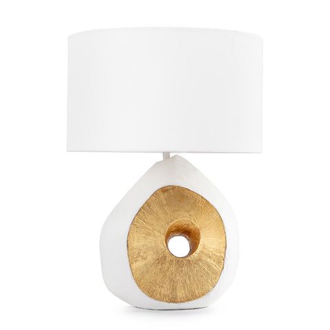 Tristan Modern Organic Accent Drum Table Lamp