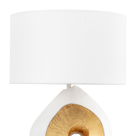Tristan Modern Organic Accent Drum Table Lamp
