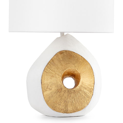 Tristan Modern Organic Accent Drum Table Lamp