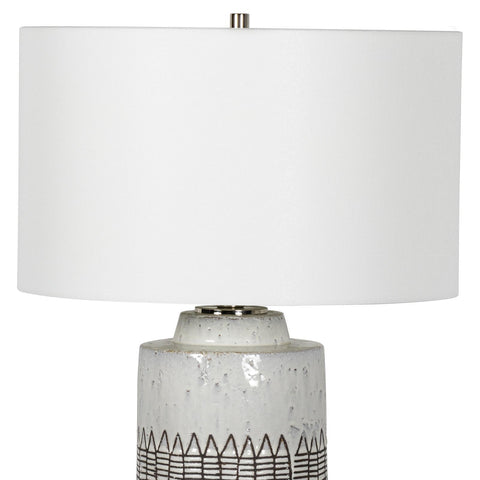 Zuri Organic Accent Column Table Lamp