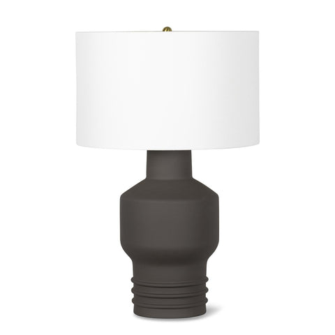 Lewis Column Table Lamp in Black for Modern Minimalist Spaces