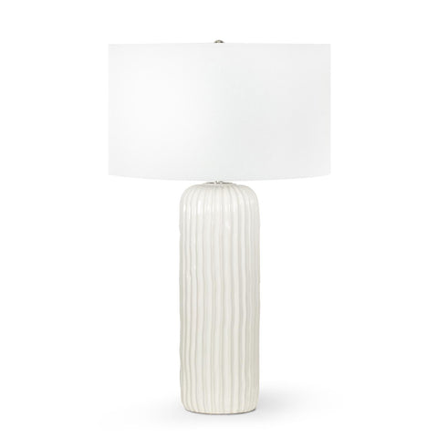 Caldon Coastal Fluted Column Table Lamp