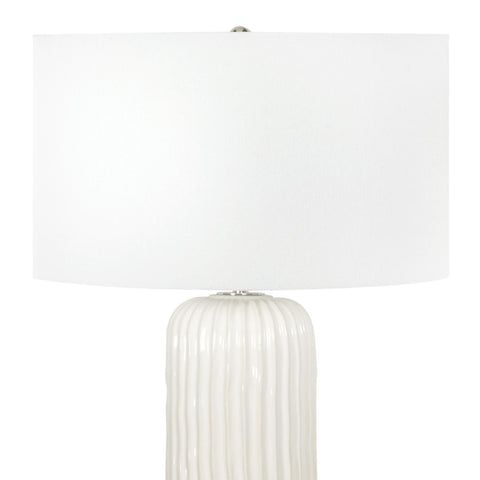 Caldon Coastal Fluted Column Table Lamp