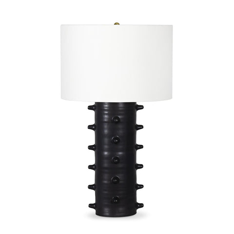 Accent Column Drum Table Lamp Modern Design
